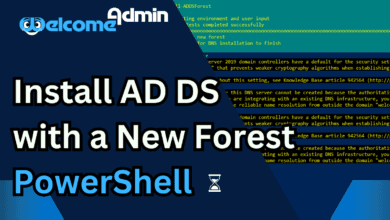 How-to: Install Active Directory Domain Services (AD DS) with a New Forest | PowerShell 30 How-to: Install Active Directory Domain Services (AD DS) with a New Forest | PowerShell | Install Active Directory Domain Services Powershell