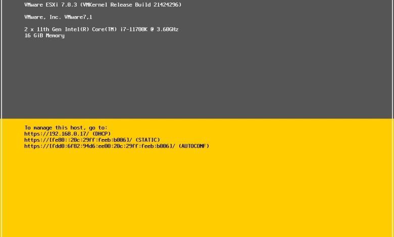 How-to: Install and Configure VMware ESXi 7.0 | Best Practices 55 How-to: Install and Configure VMware ESXi 7.0 | Best Practices | 26 ESXI Installition finish