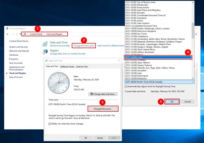 How-to: Install Active Directory Domain Services (AD DS) with a New Forest | GUI 2 How-to: Install Active Directory Domain Services (AD DS) with a New Forest | GUI | 01 Adjust Time Zone