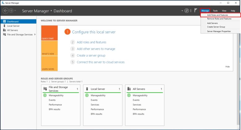 How-to: Install Active Directory Domain Services (AD DS) with a New Forest | GUI 6 How-to: Install Active Directory Domain Services (AD DS) with a New Forest | GUI | Add Roles and Features