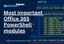 Install most important Office 365 PowerShell modules 18 Important Office 365 PowerShell modules