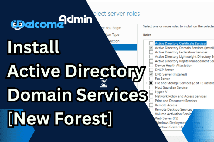 How-to: Install Active Directory Domain Services (AD DS) with a New Forest | GUI 1 How-to: Install Active Directory Domain Services (AD DS) with a New Forest | GUI | Install Active Directory Domain Services1