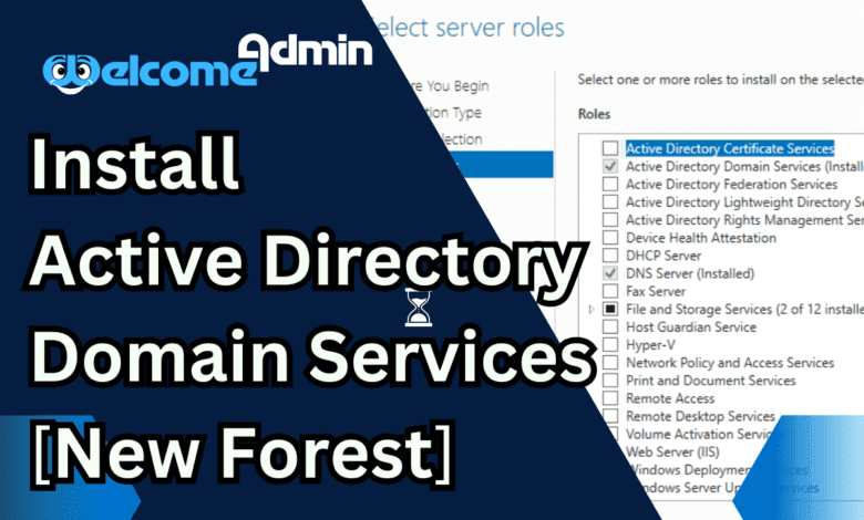 How-to: Install Active Directory Domain Services (AD DS) with a New Forest | GUI 1 How-to: Install Active Directory Domain Services (AD DS) with a New Forest | GUI | Install Active Directory Domain Services1