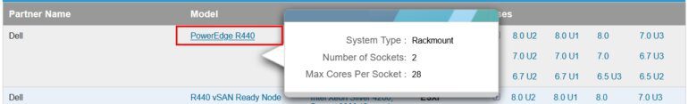 How-to: Use VMware Compatibility Guide 11 How-to: Use VMware Compatibility Guide | PowerEdge R440 VMware Compatibility Guide 03