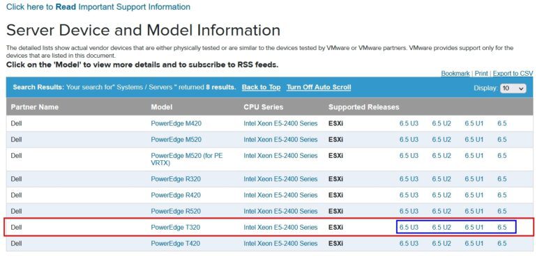 How-to: Use VMware Compatibility Guide 2 How-to: Use VMware Compatibility Guide | PowerEdge T320 VMware Compatibility Guide 02