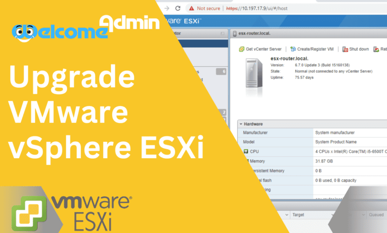 Upgrade VMware vSphere ESXi 6,7,8 | Full Guide 31 Upgrade VMware vSphere ESXi