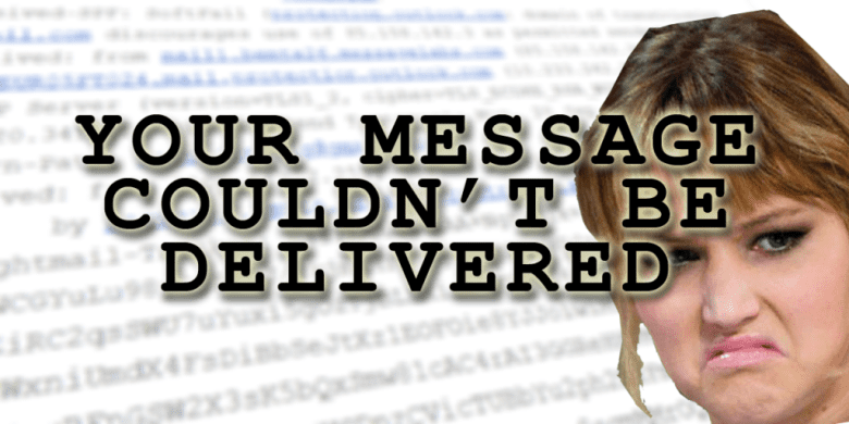 message couldn’t be delivered Delivery