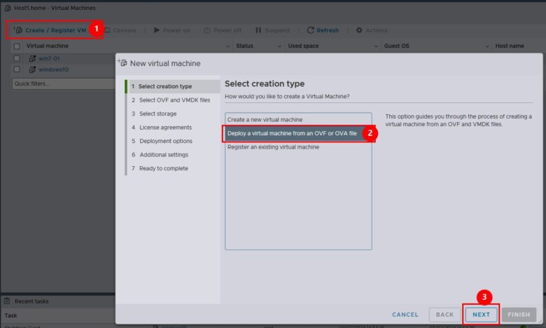 Best ways to move VM from VMware Workstation to ESXI 1 Best ways to move VM from VMware Workstation to ESXI | Importing the OVF ESXi 01