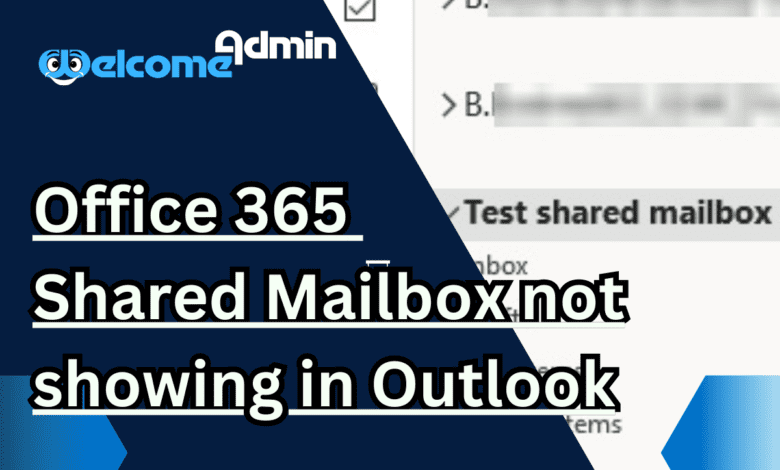 How-to: Fix Shared Mailbox not visible in Outlook 1 How-to: Fix Shared Mailbox not visible in Outlook | Office 365 Shared Mailbox not showing in Outlook